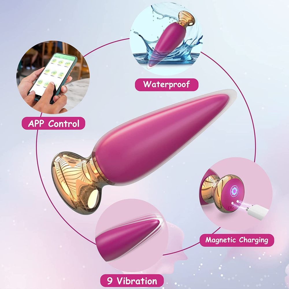 App & Remote Control Anal Butt Vibrator Prostate Massager