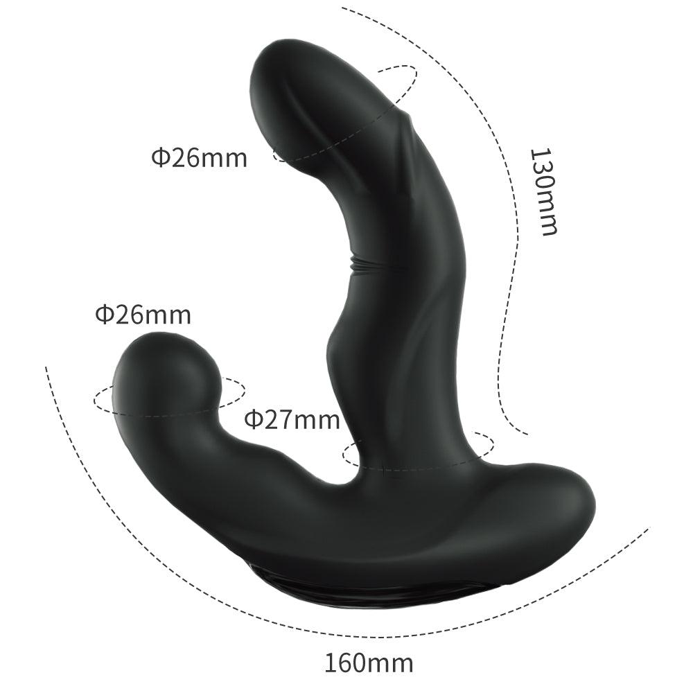 10 Vibrating & Swaying Heating Prostate Massager for P and G Spot Anal Plug Butt Plug - propinkup