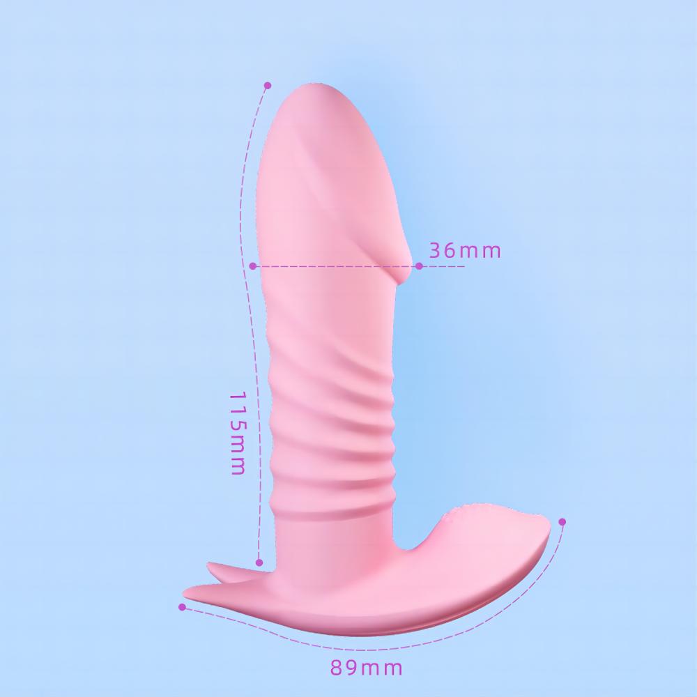 Wearable Thrusting Panty Vibrator with Remote Controller