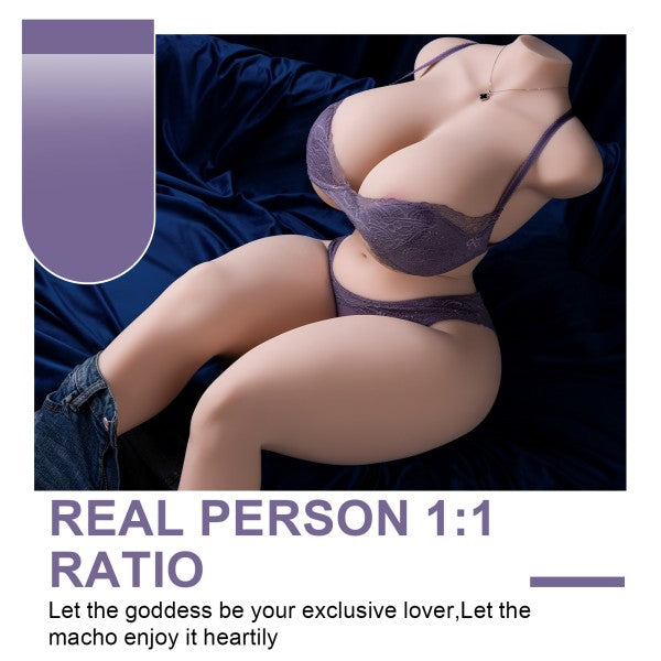 Sunny Realistic Sex Doll with Dual Channel 103lb Life Size Torso Masturbator for Men 【US Stock Available Only】