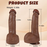 Steve Realistic BBC Dildo 11" Thick Dildos with Suction Cup Adult Sex Toy 【US Stock Available Only】