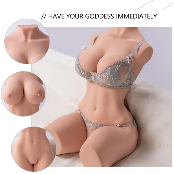 Lifelike Sex Doll Young Erica 42.32lb Realistic Torso Male Masturbator 【US Stock Available Only】