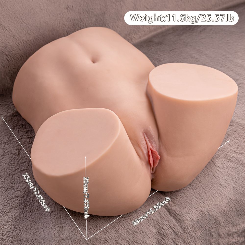 Ethel Automatic Sex Doll Thrusting 25.57lb Realistic Butt Male Masturbator with 3D Channel