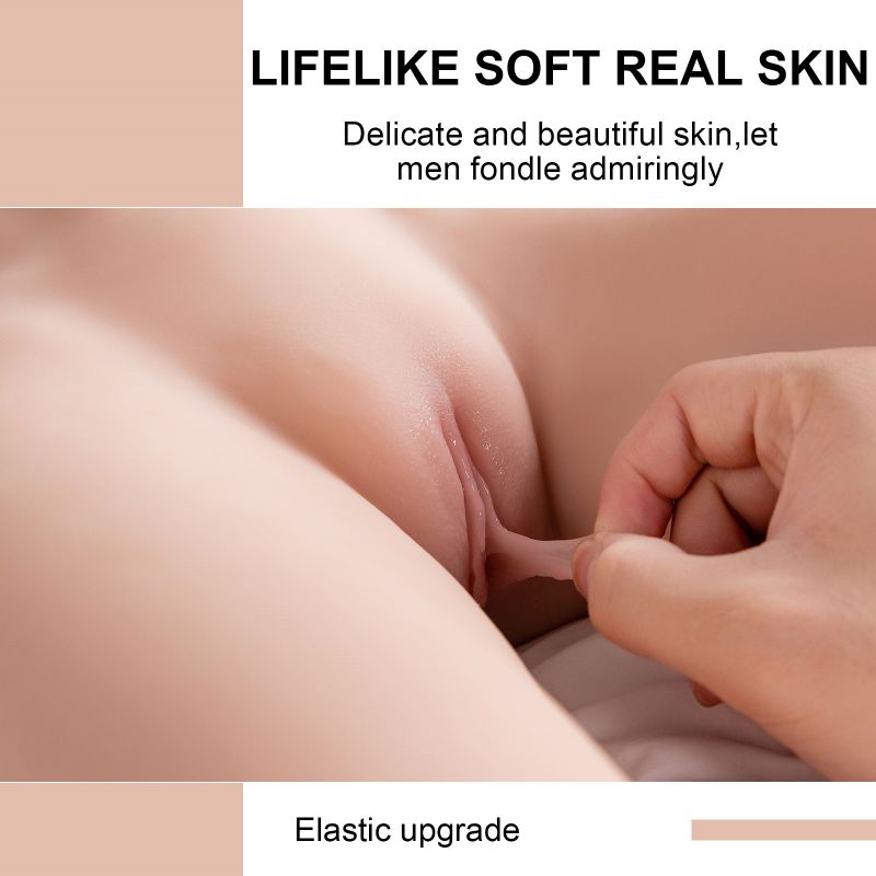 Rosman Realistic Sex Doll 17.94lb 3D Double Chanel Male Masturbator Male Masturbator Sex Toy for Man