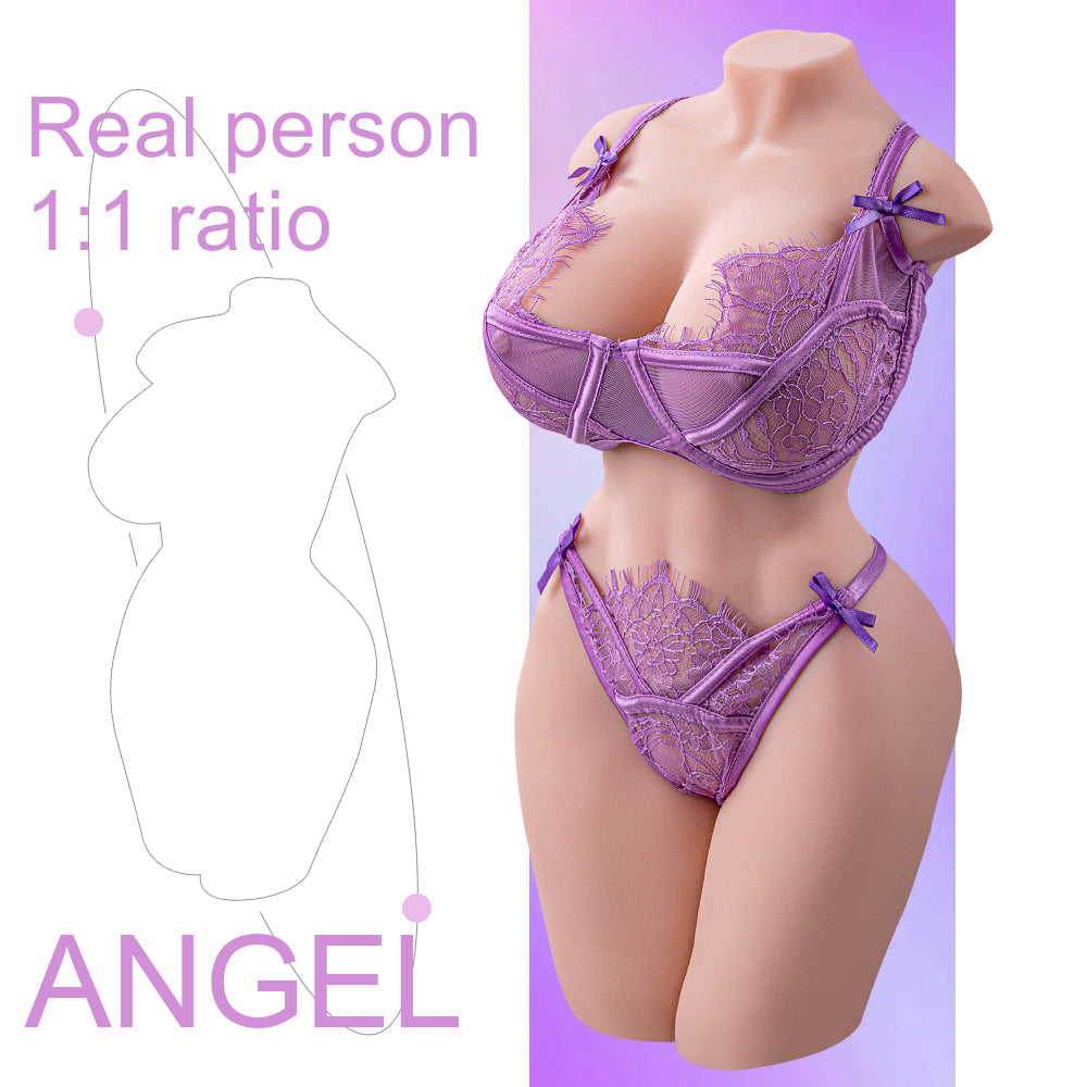 Rachel Realistic Sex Doll 15.43lb 3D Double Chanel Male Masturbator Male Masturbator Sex Toy for Man - propinkup