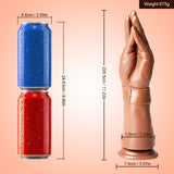 Realistic Hand Dildo 11" Thick Anal Dildos with Suction Cup Butt Plugs Adult Sex Toy【US Stock Available Only】