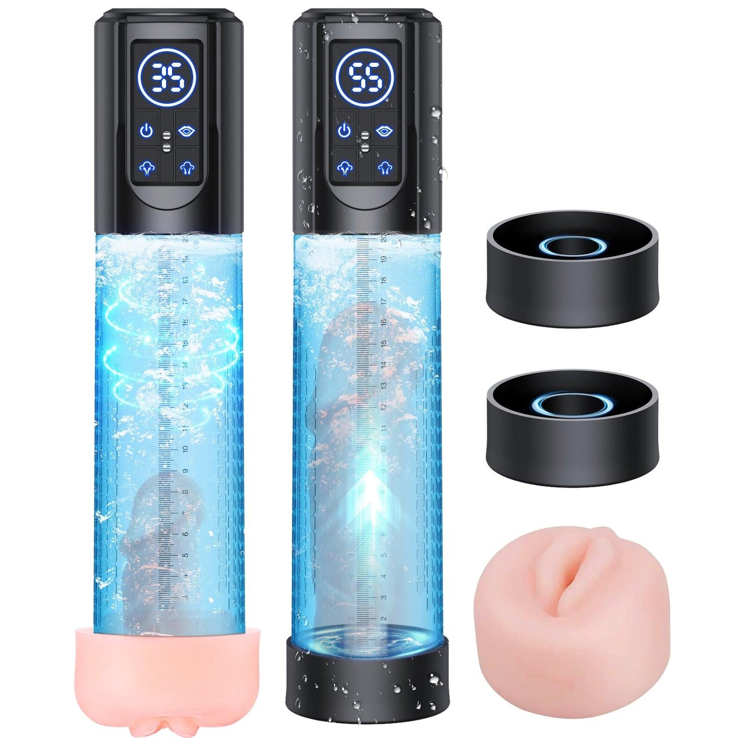 3-in-1 Design 3 Vacuum Suction Automatic Suction Penis Pump