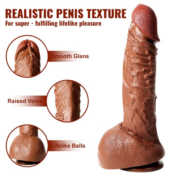 Realistic Huge Dildo 12.6" Thick Long Dildos with Suction Cup Adult Sex Toy 【US Stock Available Only】