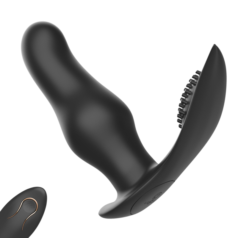 THUNDER 7 Vibrations Extraordinary Prostate Massager Anal Plug with Remote Controller