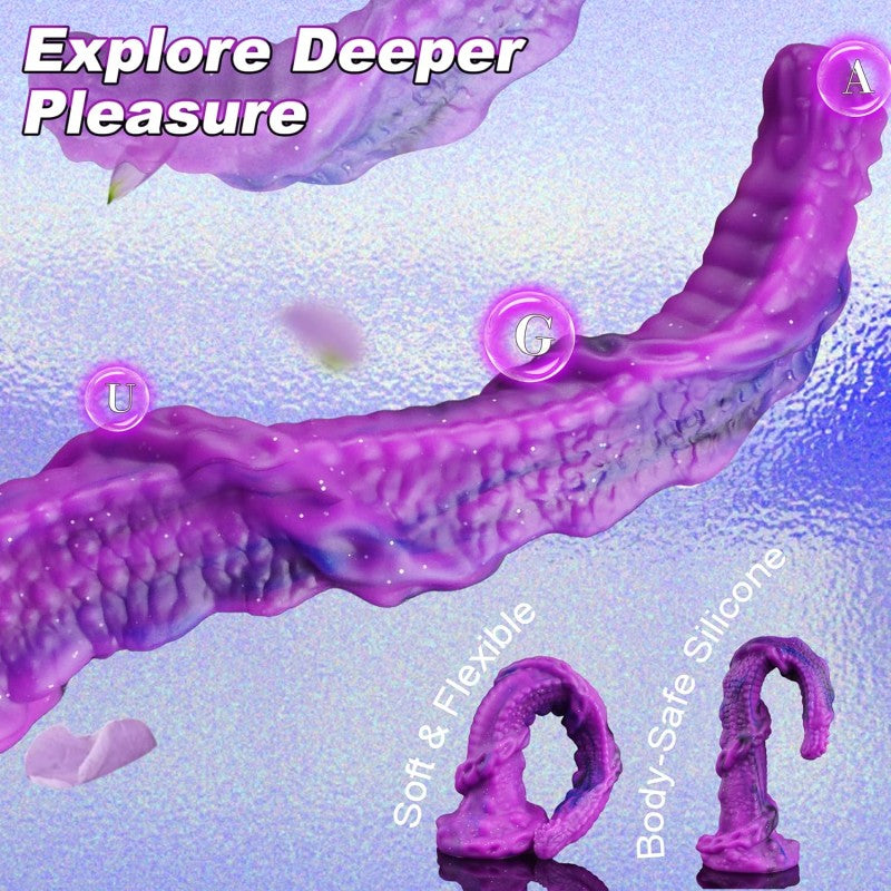 Dragon Dildo Toy Fantasy Monster Dildos 13.8" Long Anal Dildo with Suction Cup Thick Huge Butt Plug Adult Sex Toy