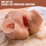 Automatic Sex Doll 3 Speeds 7 Frequency Vibration Realistic Butt Dual Channel Stroker 【US Stock Available Only】