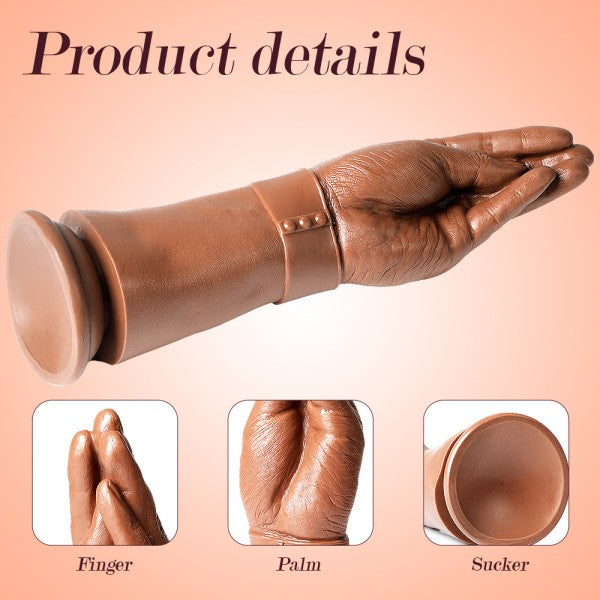 Realistic Hand Dildo 11" Thick Anal Dildos with Suction Cup Butt Plugs Adult Sex Toy【US Stock Available Only】