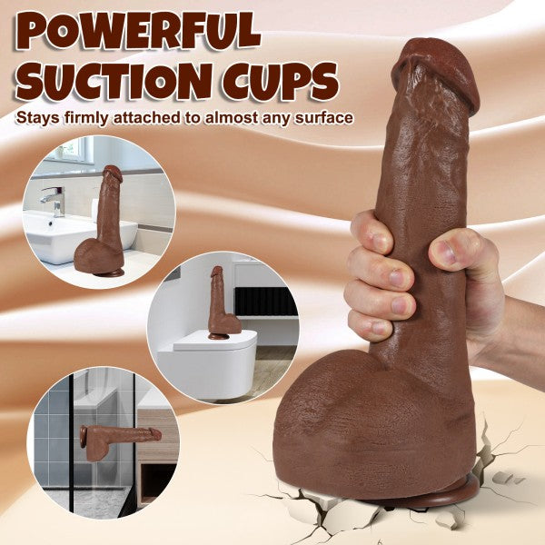 Steve Realistic BBC Dildo 11" Thick Dildos with Suction Cup Adult Sex Toy 【US Stock Available Only】