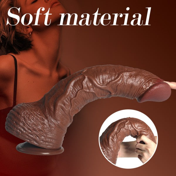 Raoul Realistic BBC Dildo 14" Thick Dildos with Suction Cup Adult Sex Toy 【US Stock Available Only】