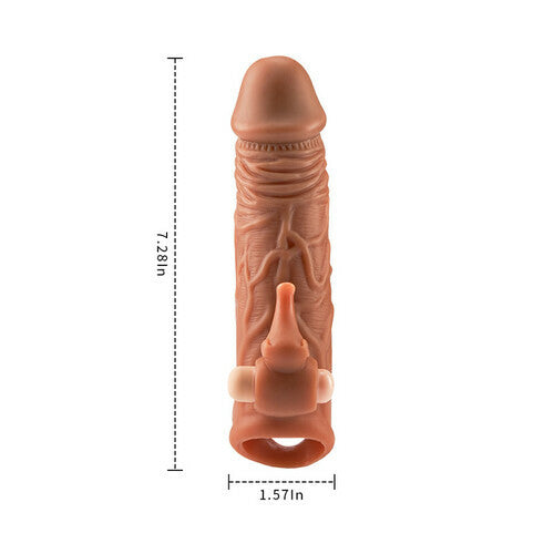 6.7” Elephant Thorned Vibrating Penis Sleeve