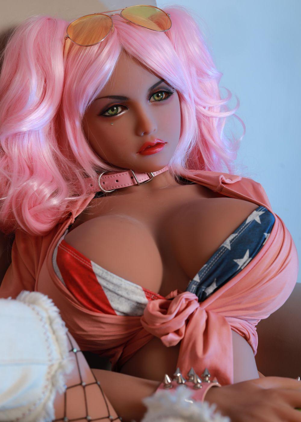 62.2IN 66.1LB Sex Doll Green Eyes With Pictured Pink Hair And 521 Pink Hair Masturbator - propinkup