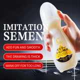 Simulated semen white lubricant, back anal lubrication and moisturizing water, sex lube 328ml/240ml