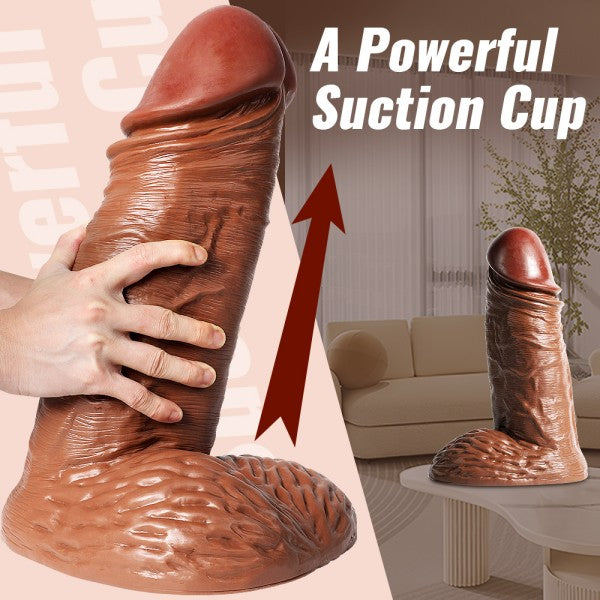 Huge Realistic Dildo 15in Plus Size Thick Dildos with Suction Cup Adult Sex Toy 【US Stock Available Only】