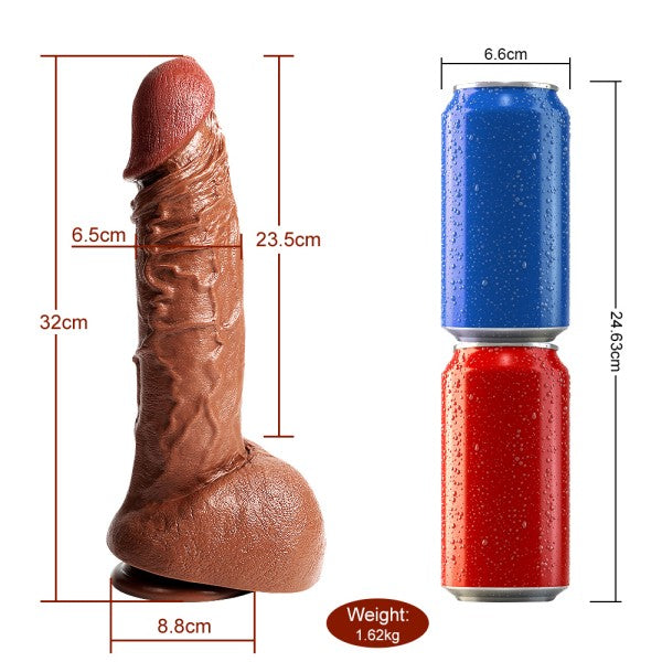 Realistic Huge Dildo 12.6" Thick Long Dildos with Suction Cup Adult Sex Toy 【US Stock Available Only】