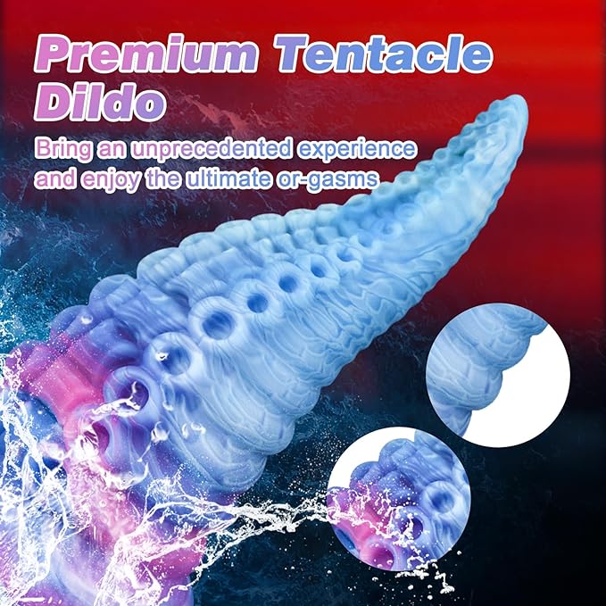 8.66 Inch Fantasy Tentacle Dildo Realistic Animal Dildos for G-Spot Anal & Prostate Adult Sex Toy