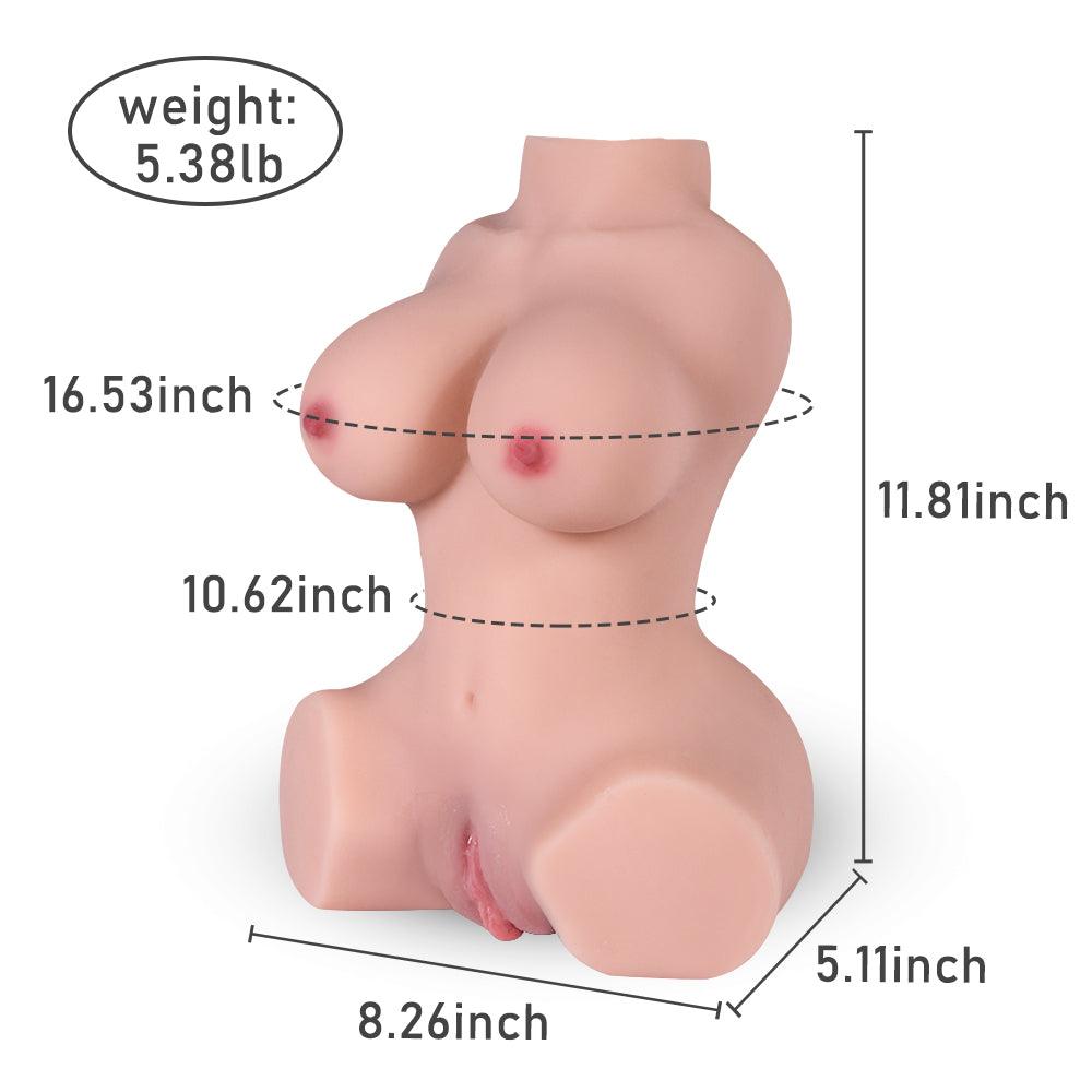 Propinkup Realistic Sex Doll | 5.38lb 3D Channel Male Masturbation Toy - propinkup