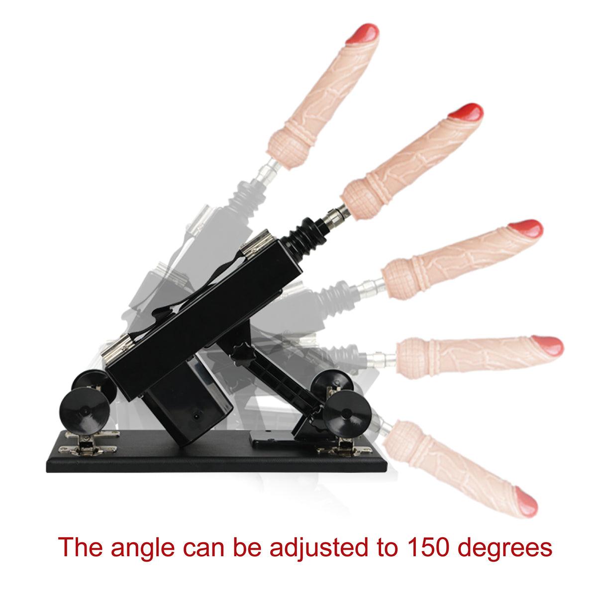 Adjustable Sex Machine - Love Machine Male & Female Insert Machine Pump Gun, Sex Automatic Machine Gun Adult Device With Realistic Dildo - propinkup