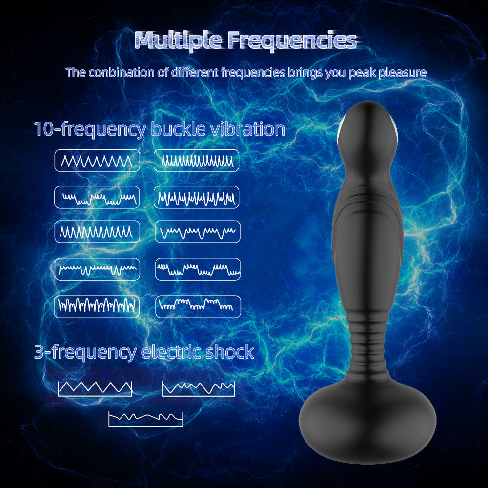 Anal Vibrator 10 Pulling And Vibrating Butt Plug Remote Control Prostate Massager