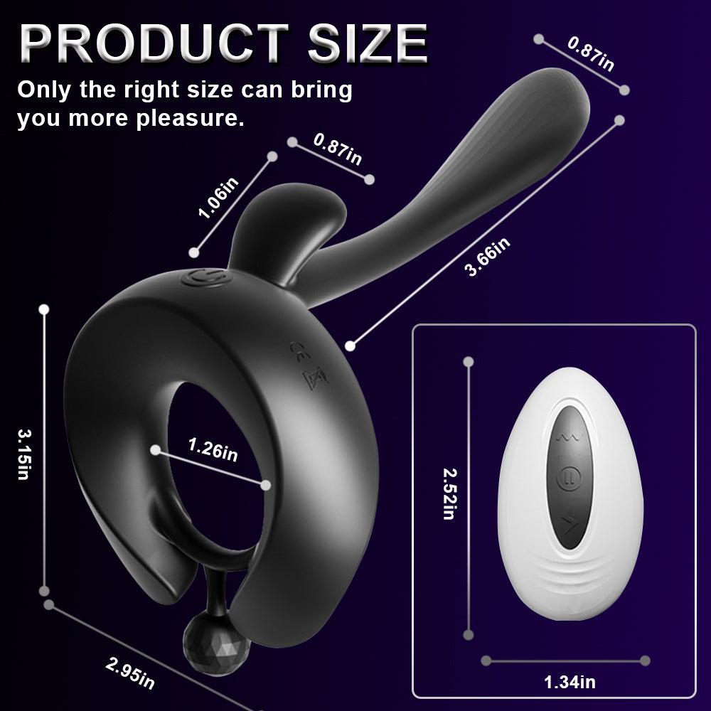 Cock Ring for Couples 7 Vibration Modes Penis Vibrator Penis Ring - propinkup