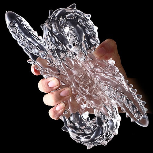 Propinkup Dragon Scale Double Heads Anal Plug Ultra Soft High Transparancy TPE Material