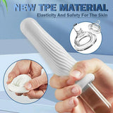 Erotic Masturbation Disposable Jelly Cup Stretch Male Transparent Masturbator 6Pcs Set