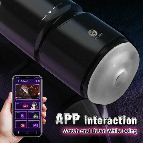 GALAKU - Vacuum Suction Vibration App Control Male Masturbator