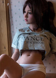 Lana: Japanese Sex Doll 55.1IN 55.1LB Wheat-colored Skin With Black Eyes Masturbator - propinkup