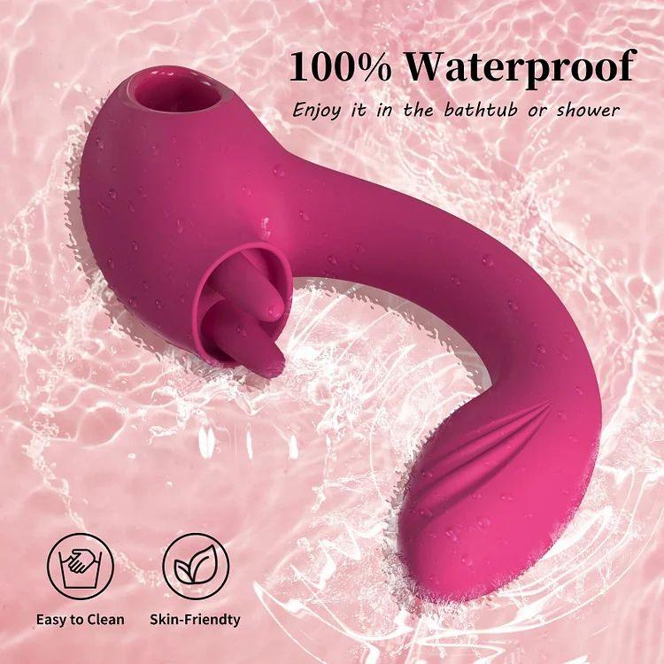 Lydia - Tongue Licking Vibrator G Spot Clit Stimulator Sex Toy for Woman - propinkup