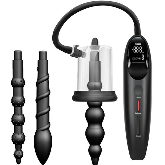 Männliches elektrisches Anal-Prostata-Massagegerät, Vakuumstimulation, Silikon-Buttplug-Pumpe 