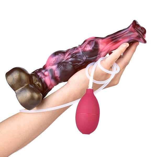 Squirting Long Monster Dildo with Knot 10.2in Fantasy Horse Dildos with Suction Cup Adult Sex Toys