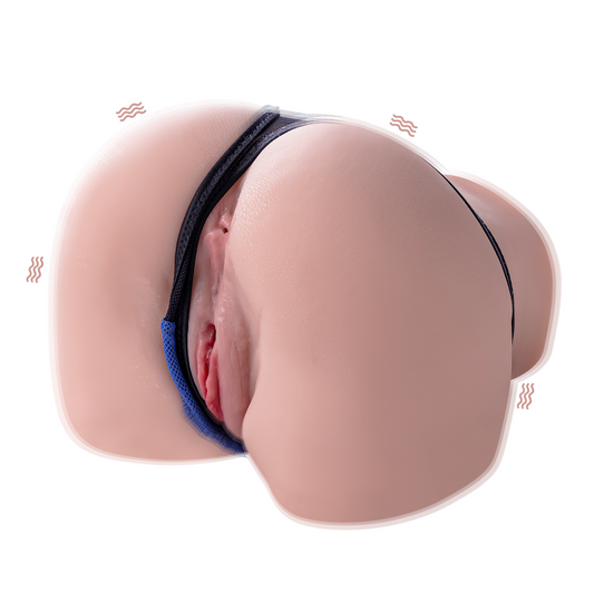 Olga Butt Automatic Sex Doll 7.9lb Realistic Ass 10 Frequency Vibration Dual Channel Butt