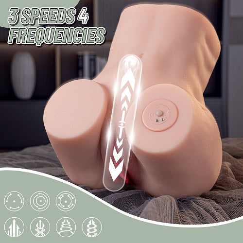 Propinkup Upgrade Auto Vibrating Sucking Ass Waterproof Sex Torso Love Doll 【US Stock Available Only】