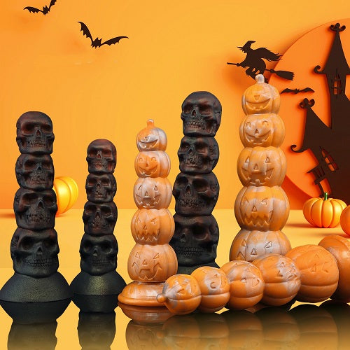 Propinkup Hallows' Pumpkin Skull Shape Anal Monster Dildo