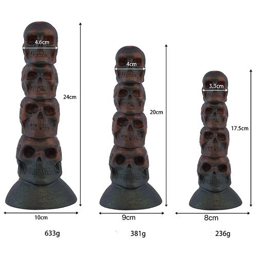 Propinkup Hallows' Pumpkin Skull Shape Anal Monster Dildo