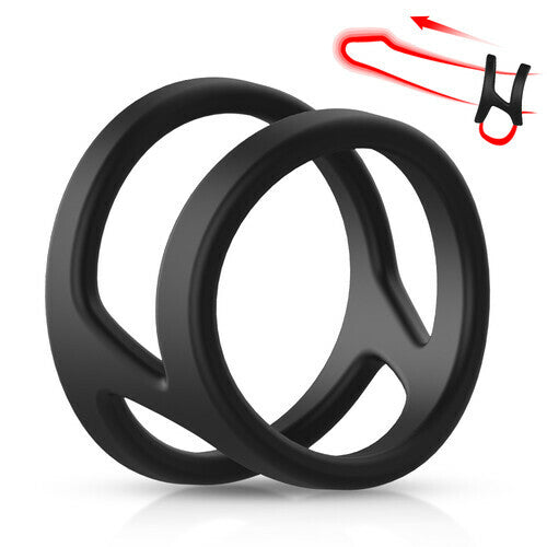 Silicone Cock Ring Eerection Aid Enhancing Premature Ejaculation Toys
