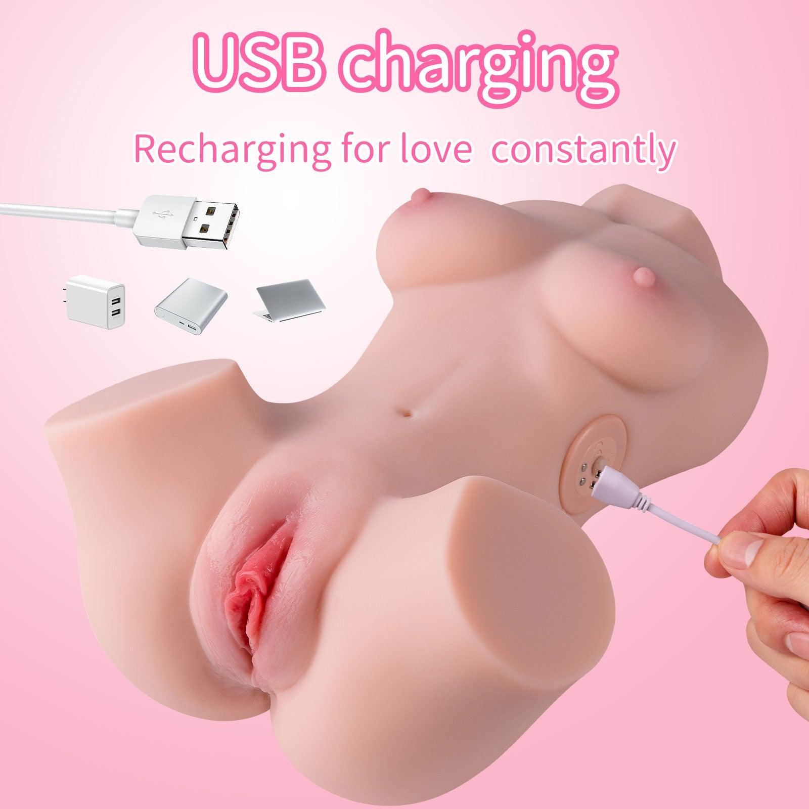 Susie Automatic Realtistic Sex Doll Lifelike Pussy 3D Double Channel - propinkup