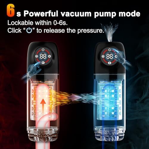 Upgrade 6 s Vacuum Pump 7 Rotating 7 Sucking 7 Licking Automatic Male Masturbator Penis Pump