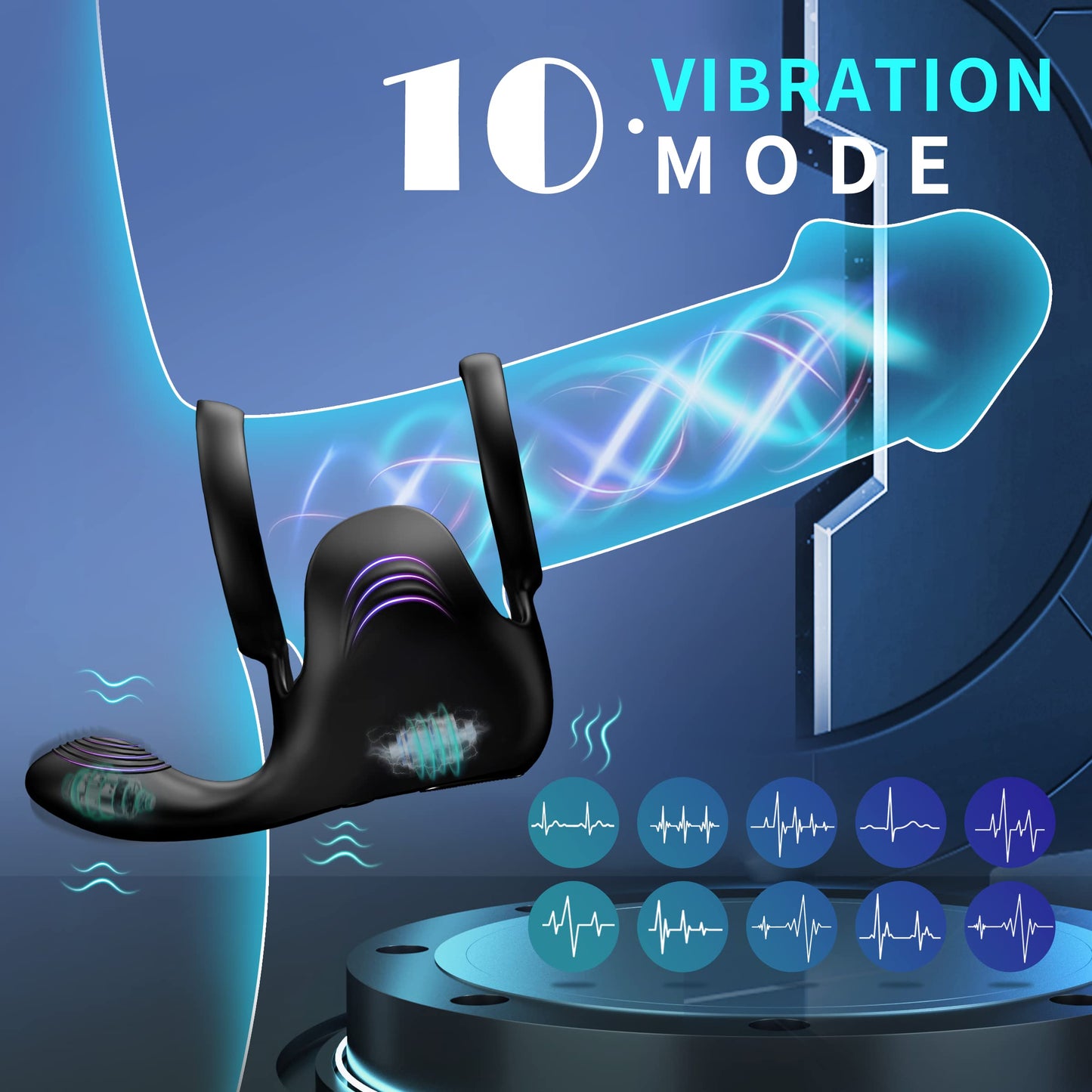 Vibrations-Penisring für Männer und Frauen, synchrone Stimulation für Paare 