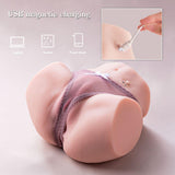 Vicki Automatic Sex Doll 4.4lb Realistic Ass 10-frequency Vibrating Dual-channel Butt - propinkup