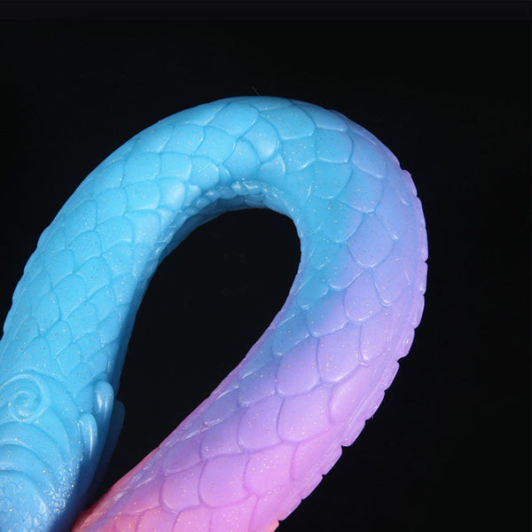 Long Anal Dildos Fantasy Monster Dildo Plug Glow-in-The-Dark Butt Plug Silicone Adult Toys