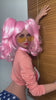 62.2IN 66.1LB Sex Doll Green Eyes With Pictured Pink Hair And 521 Pink Hair Masturbator