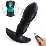 7 Thrusting 7 Vibration 3 Folds Male Anal Prostate Massaging Butt Plugs