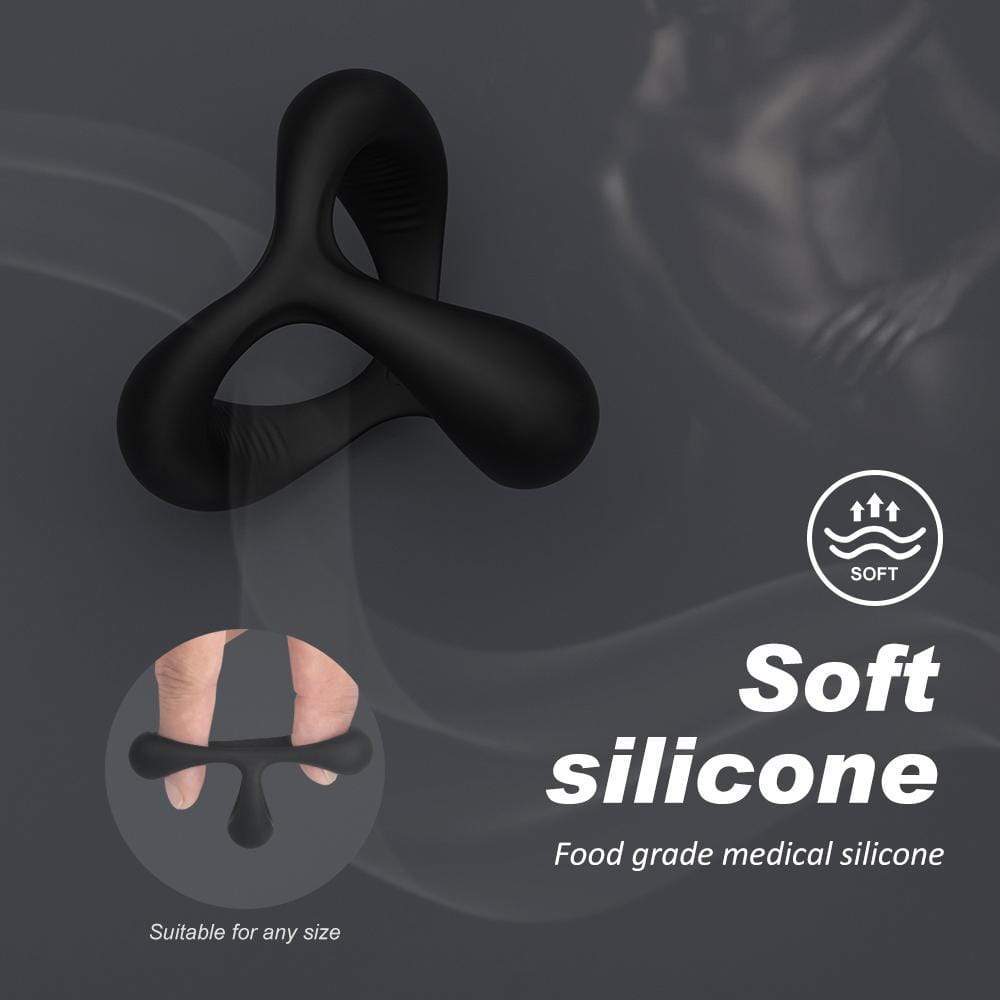 TRIANGLE 1.14 Inch Silicone Penis Ring for Erection Enhancing