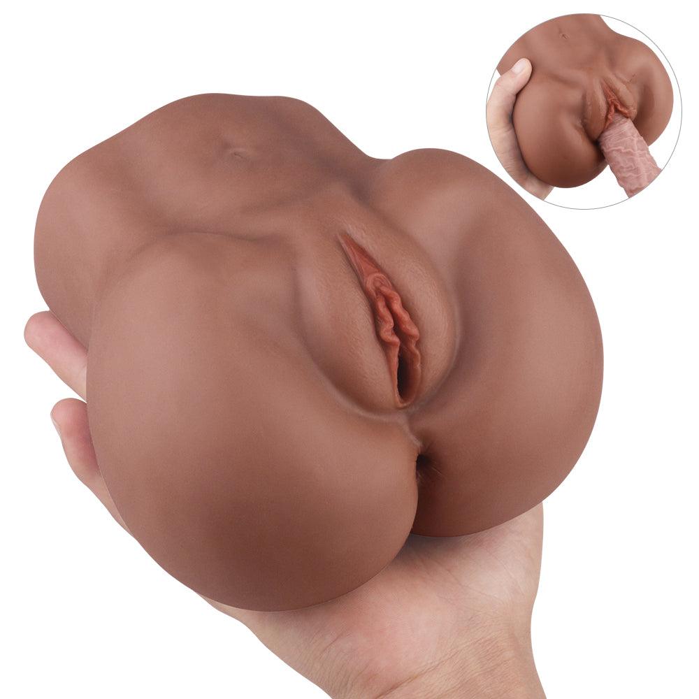 Propinkup Lifelike Pocket Pussy 2.64lb Maggie's Pussy Brown Realistic Male Masturbator - propinkup