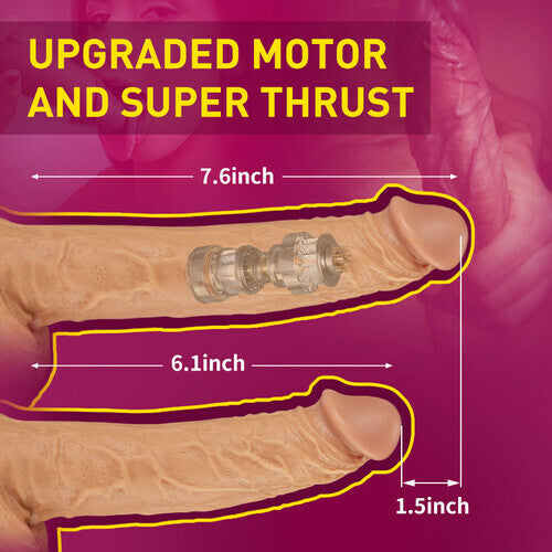 3 Functions Multiple Combination Lifelike Heating Dildo